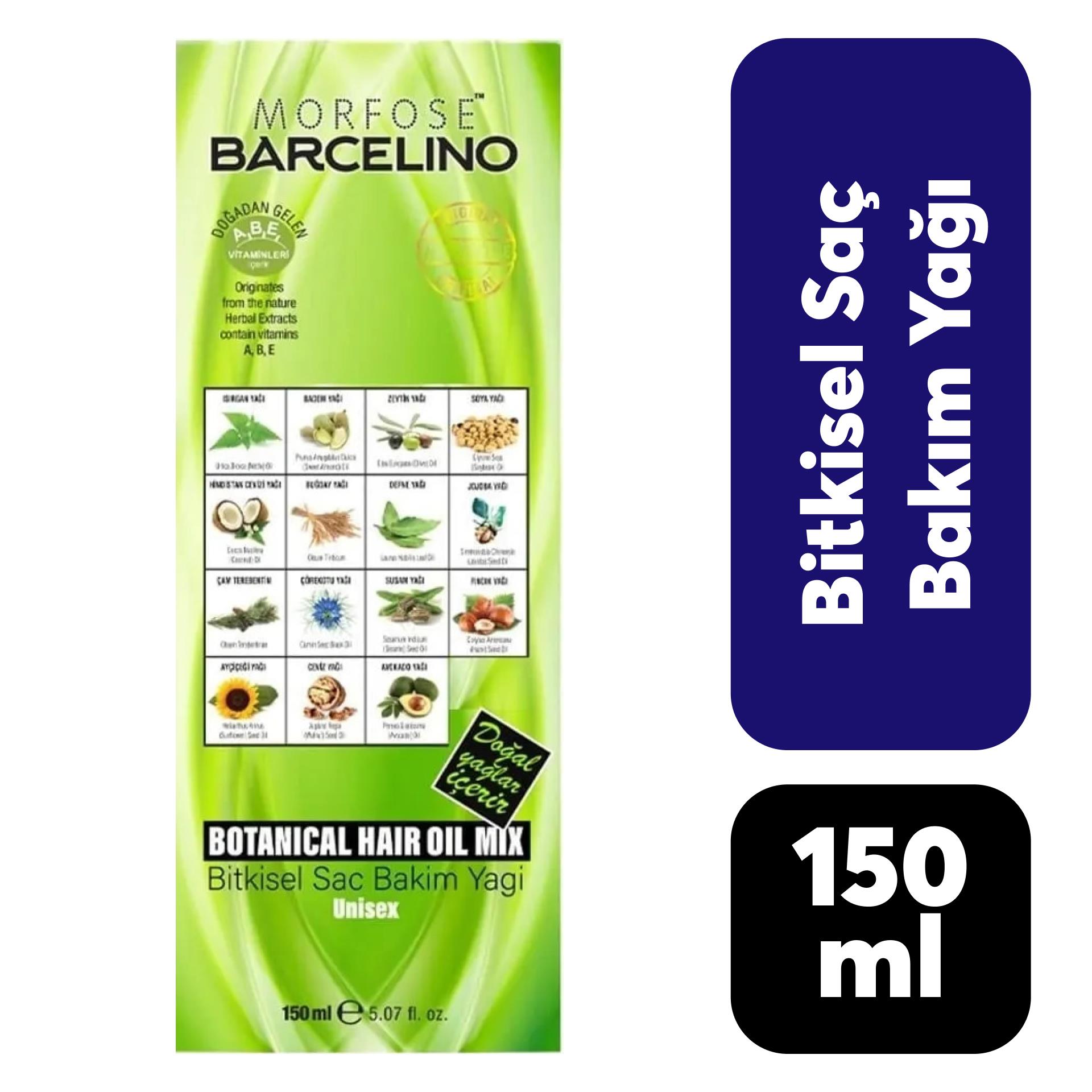 Morfose Saç Bakım Yağı 150 ml Barcelino