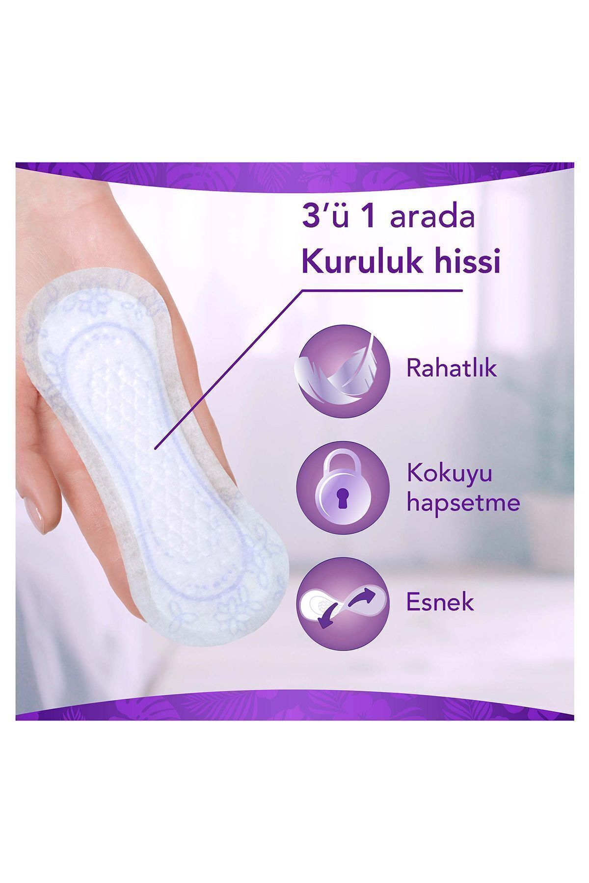 Günlük Ped Uzun 16 Adet Tekli Paket-