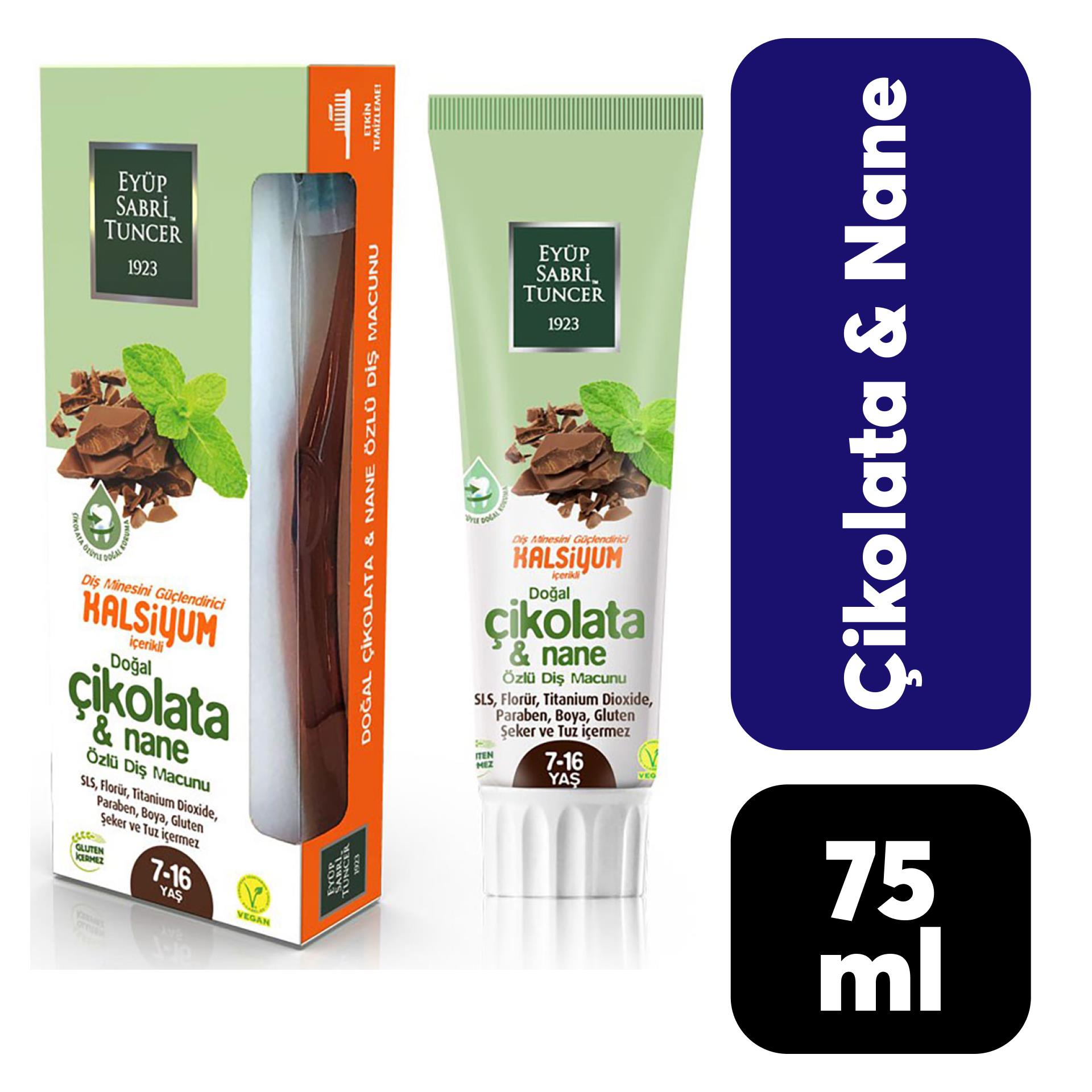 Eyüp Sabri Tuncer Diş Macunu 75 ml Çikolata & Nane