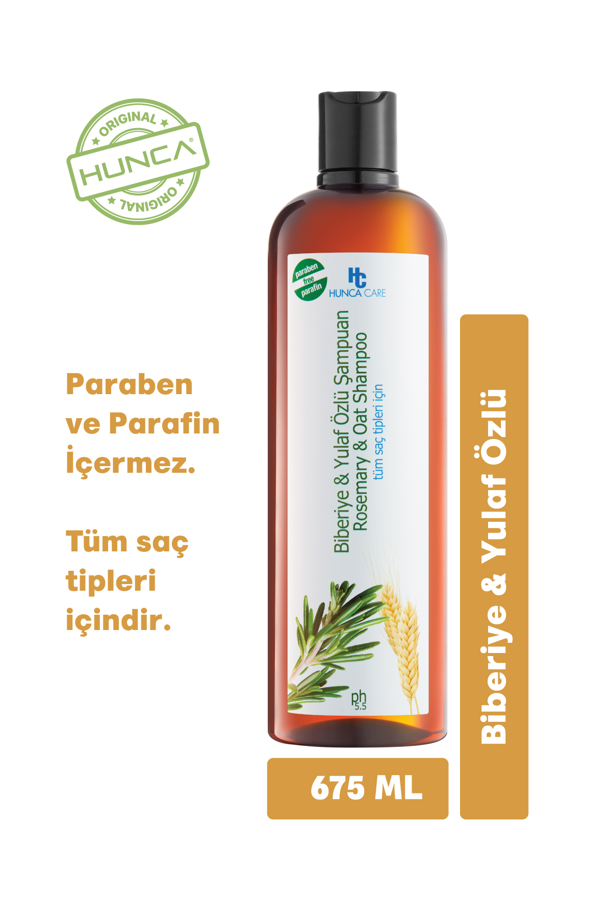 Biberiye ve Yulaf Özlü Şampuan 675 ml