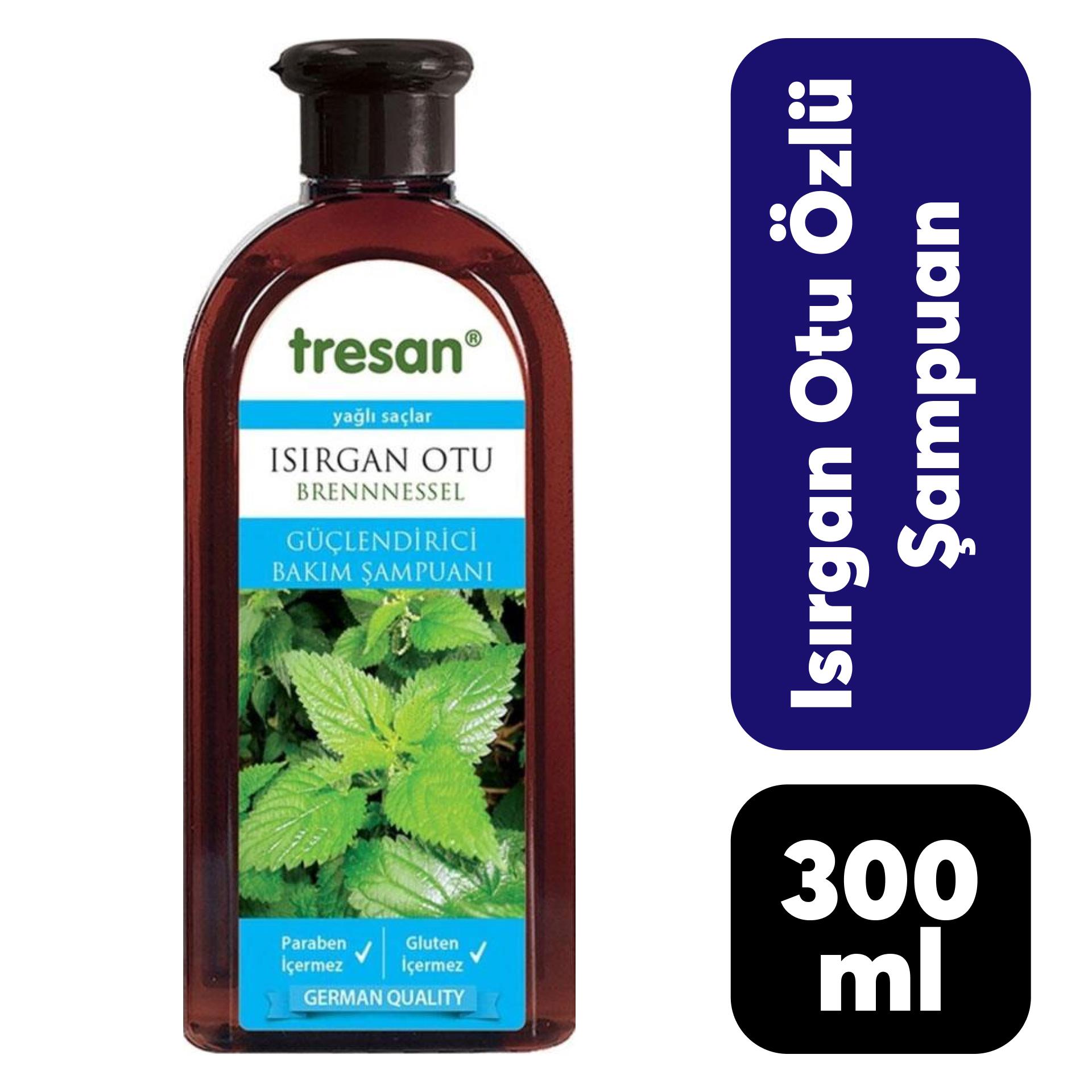 Tresan Şampuan 300 Ml Isırgan Özlü Güçlendirici Bakım Yağlı Saçlar