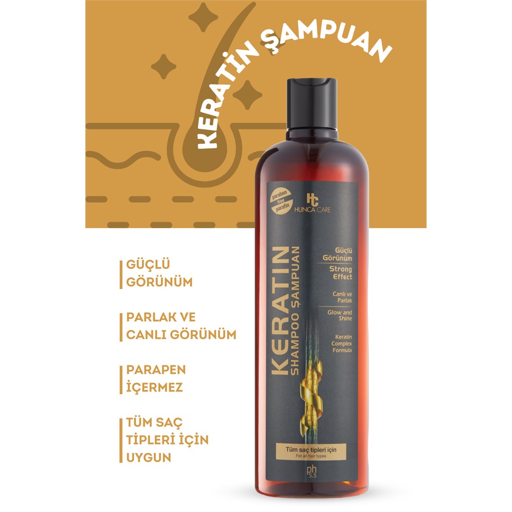 Keratin Complex Şampuan, Besleyici Ve Onarıcı , Tüm Saç Tipleri Için , 675 ml