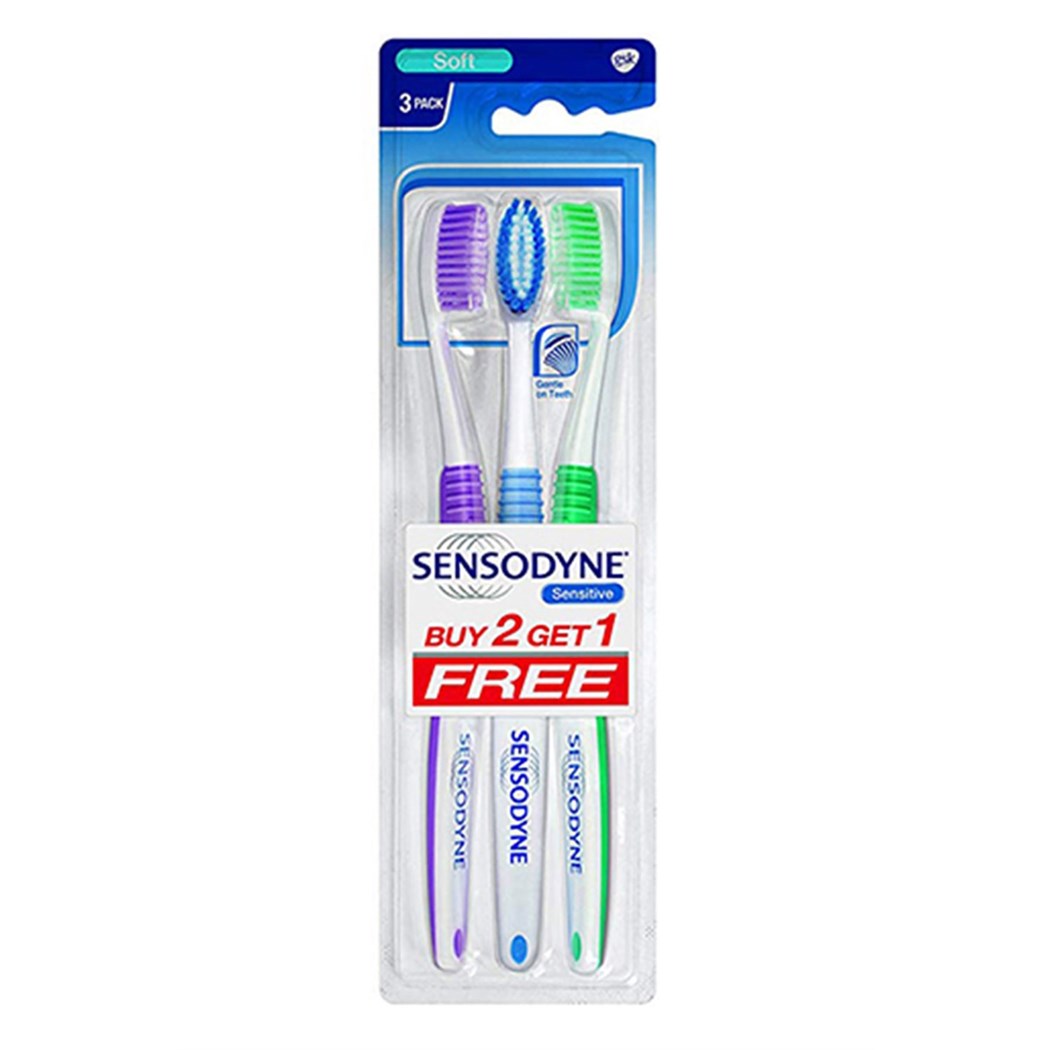 Diş Fırçası Sensitive Soft 3'lü