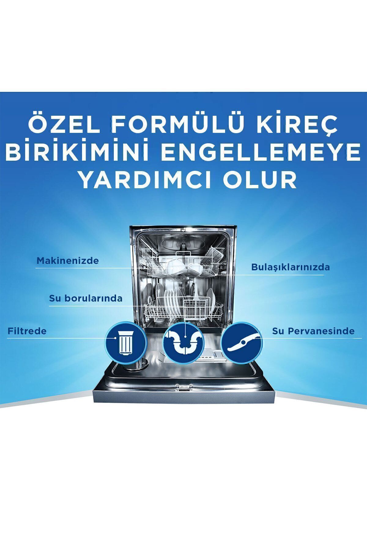 Bulaşık Makinesi  Tuzu  Kireç Kalıntılarına Karşı Koruyucu  1500 Gram 1 Adet