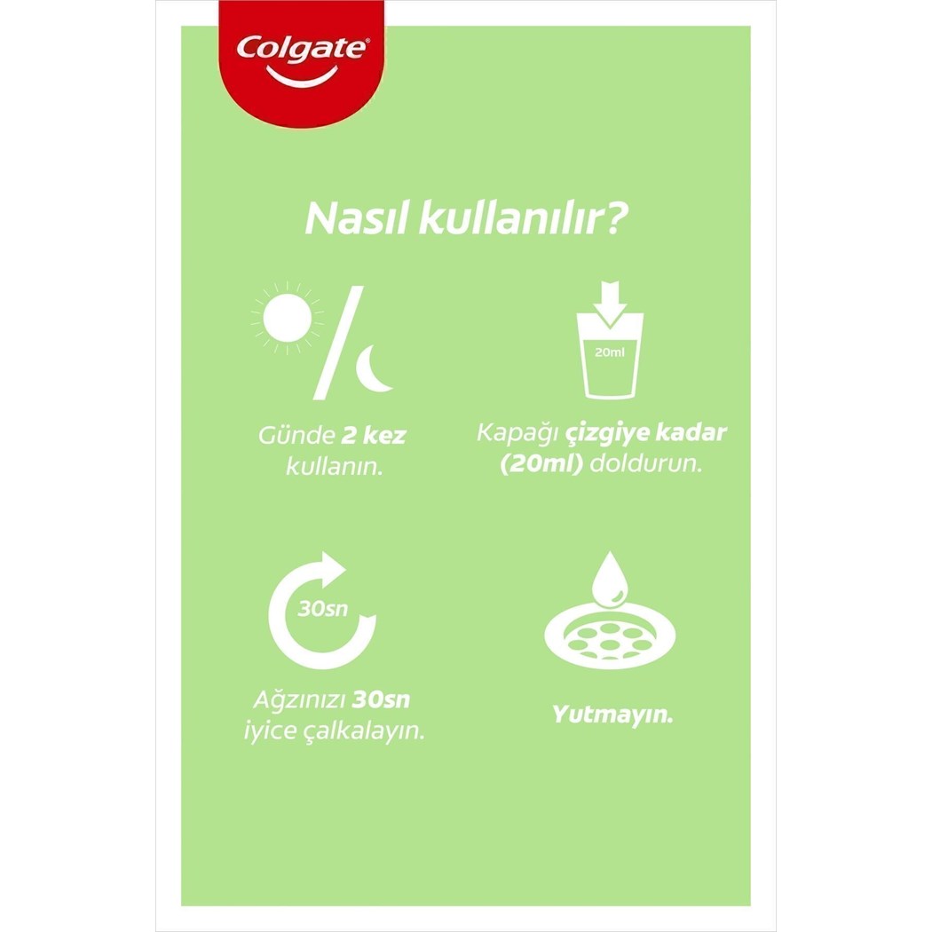 Plax Çay ve Limon Plağa Karşı Alkolsüz Ağız Bakım Suyu 500 ml