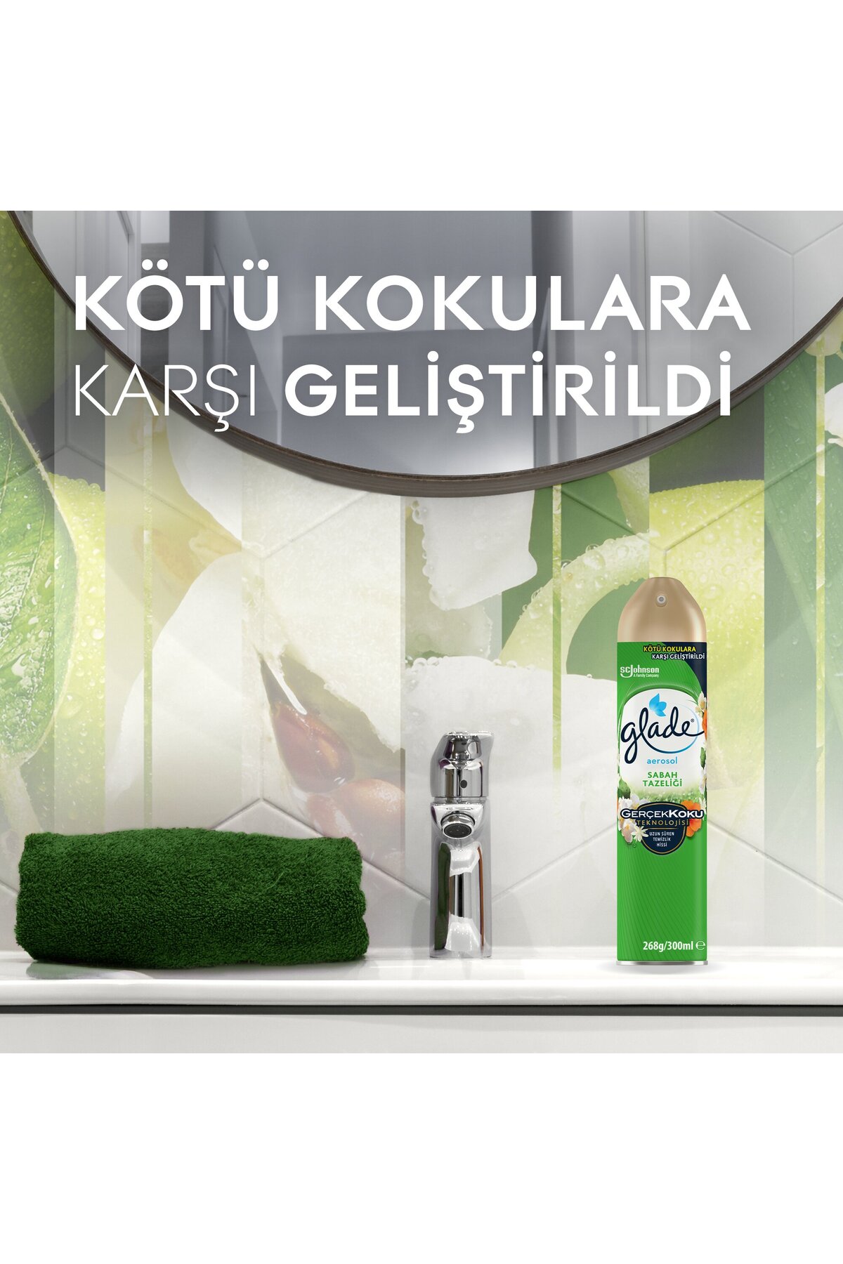 Hava Tazeleyici Aerosol Oda Kokusu Sabah Tazeliği 300ml