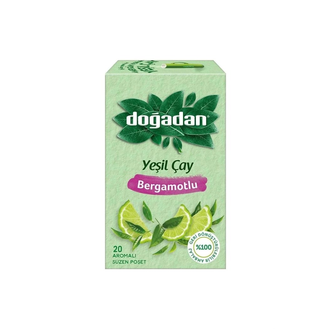 20’li Bergamot Aromalı Yeşil Çay