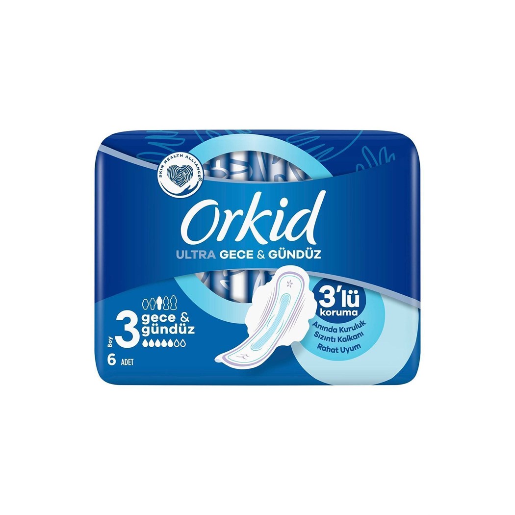 Ultra Gece & Gündüz Hijyenik Ped 6lı