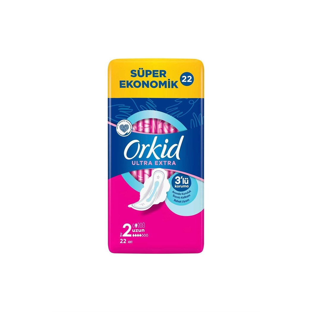 Ultra Extra Hijyenik Ped Uzun Süper Ekonomik Paket 22'li