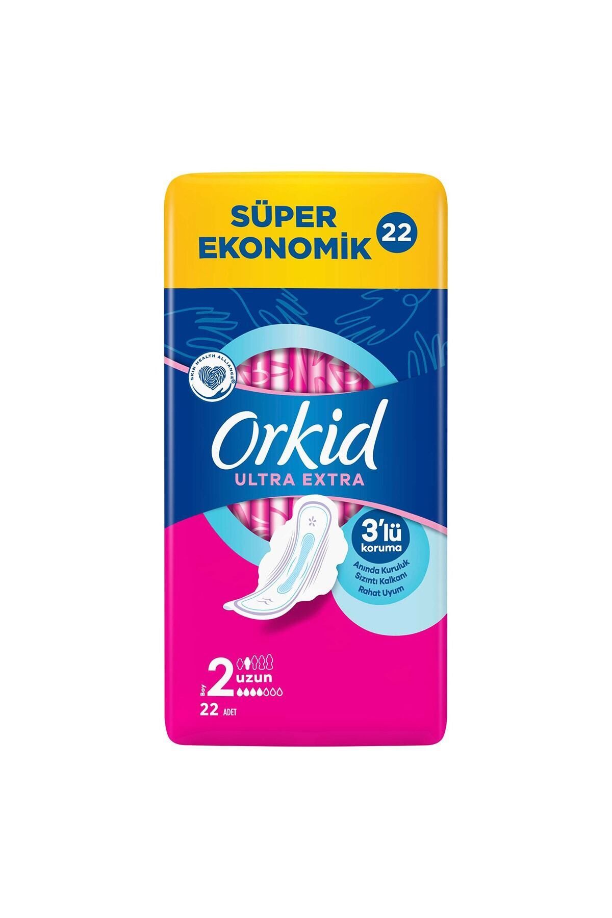 Ultra Extra Hijyenik Ped Uzun Süper Ekonomik Paket 22'li