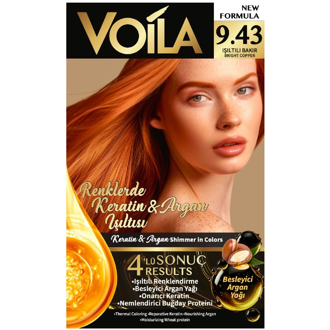 Voila 9.43 Işıltılı Bakır