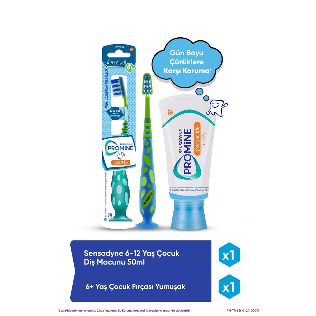 SENSODYNE PROMİNE ÇOCUK MACUN + FIRÇA+KALEMLİK