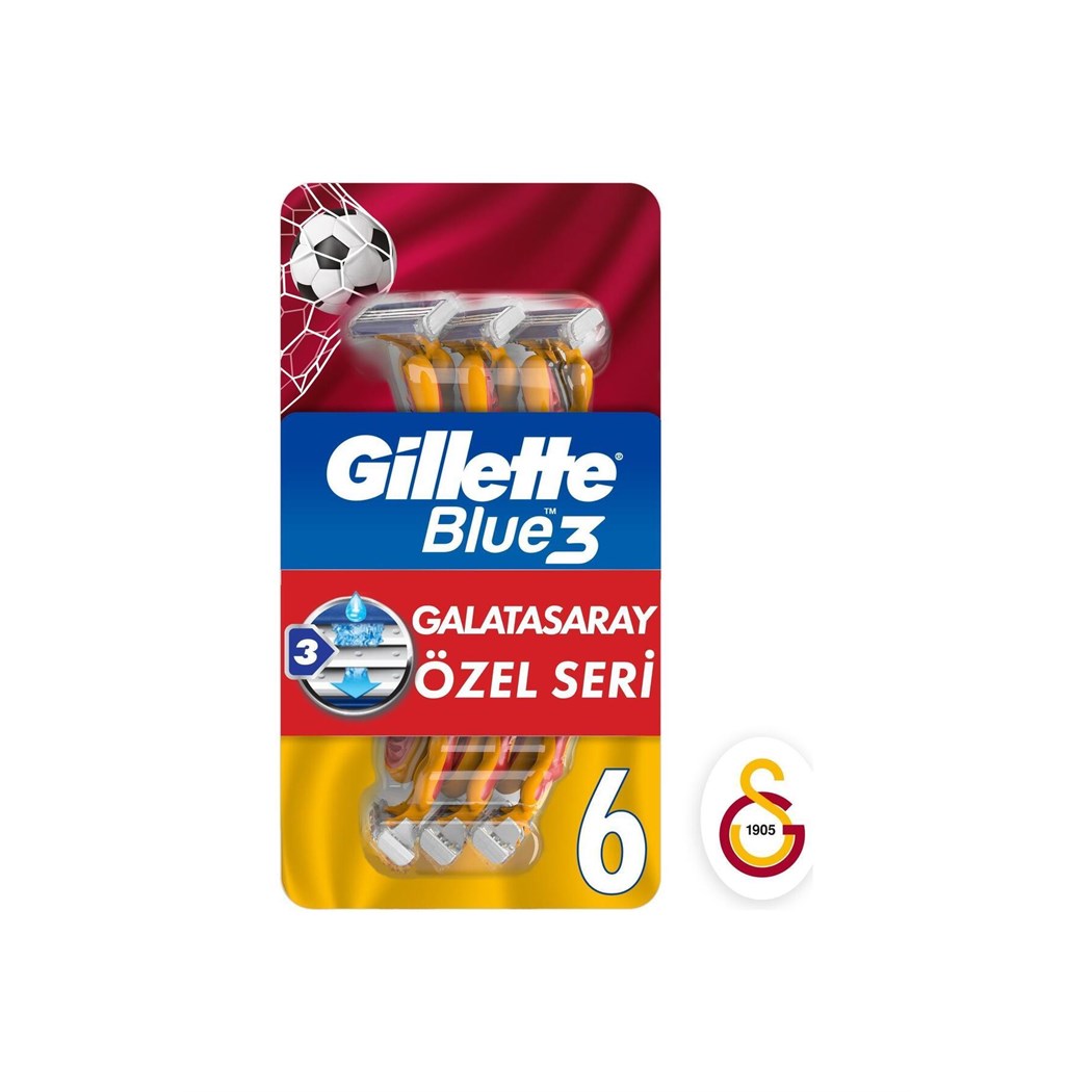 GİLLETTE BLUE-3  6 LI GALATASARAY(6*2)   