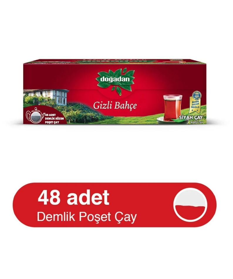 Doğadan Gizli Bahçe Demlik 48 Adet