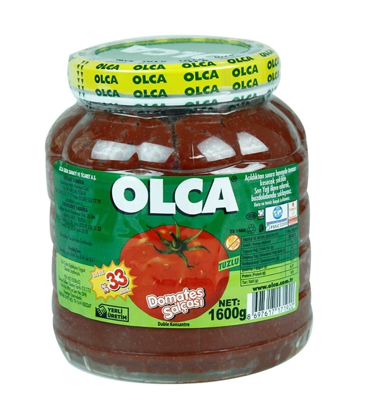 Olca Domates Salçası 1600 Gr