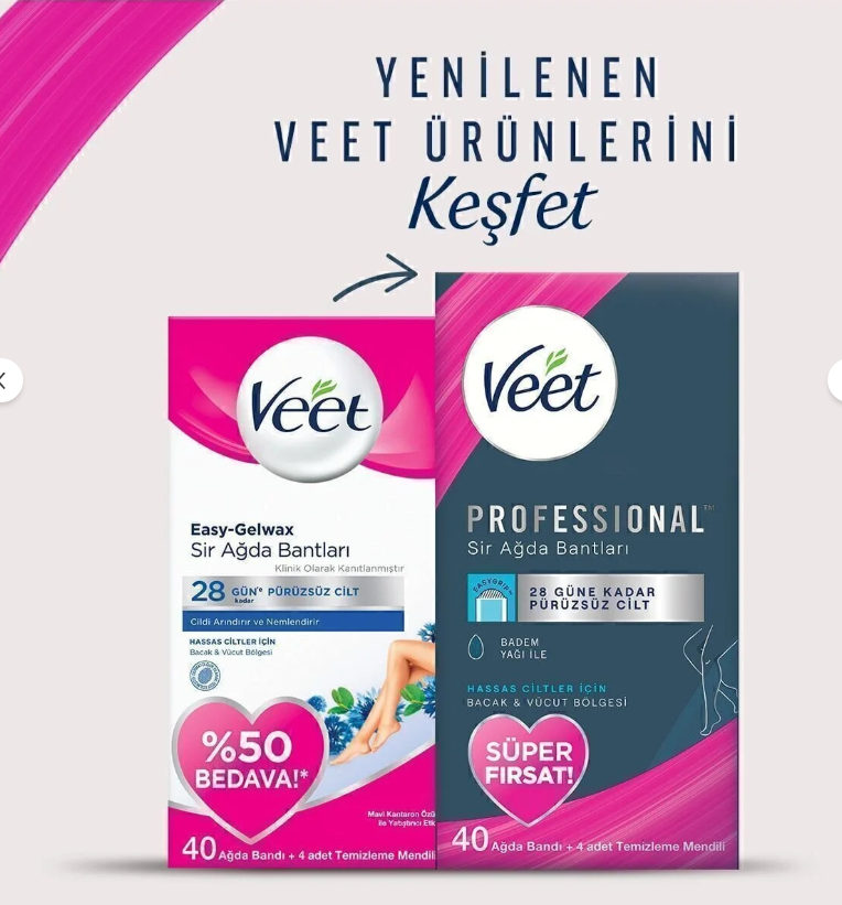 VEET SIR AĞDA BANDI 40 LI HASSAS PROFESYONEL