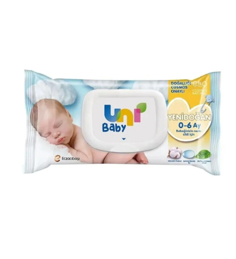 Uni Baby Yenidoğan 0-6 Ay Islak Havlu