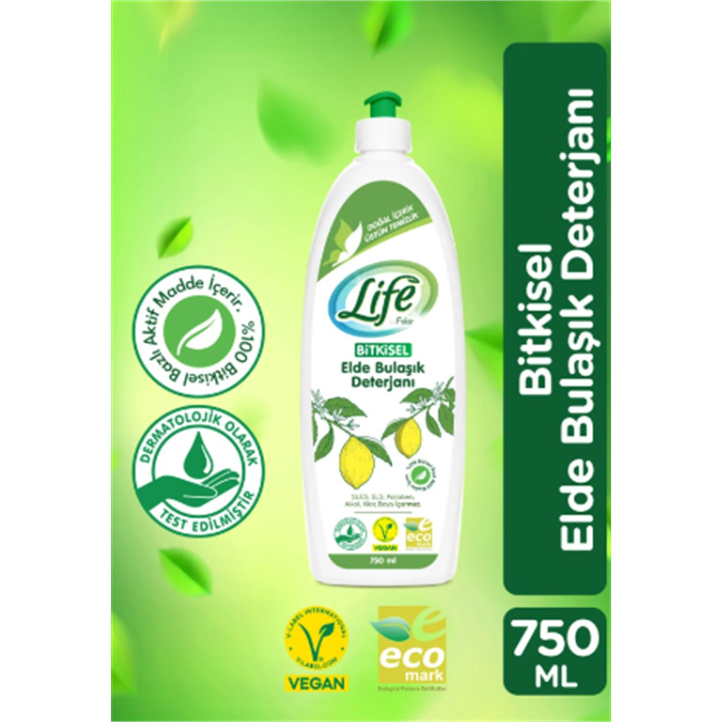 Fakir Life Bitkisel Bulaşık Deterjanı 750ml