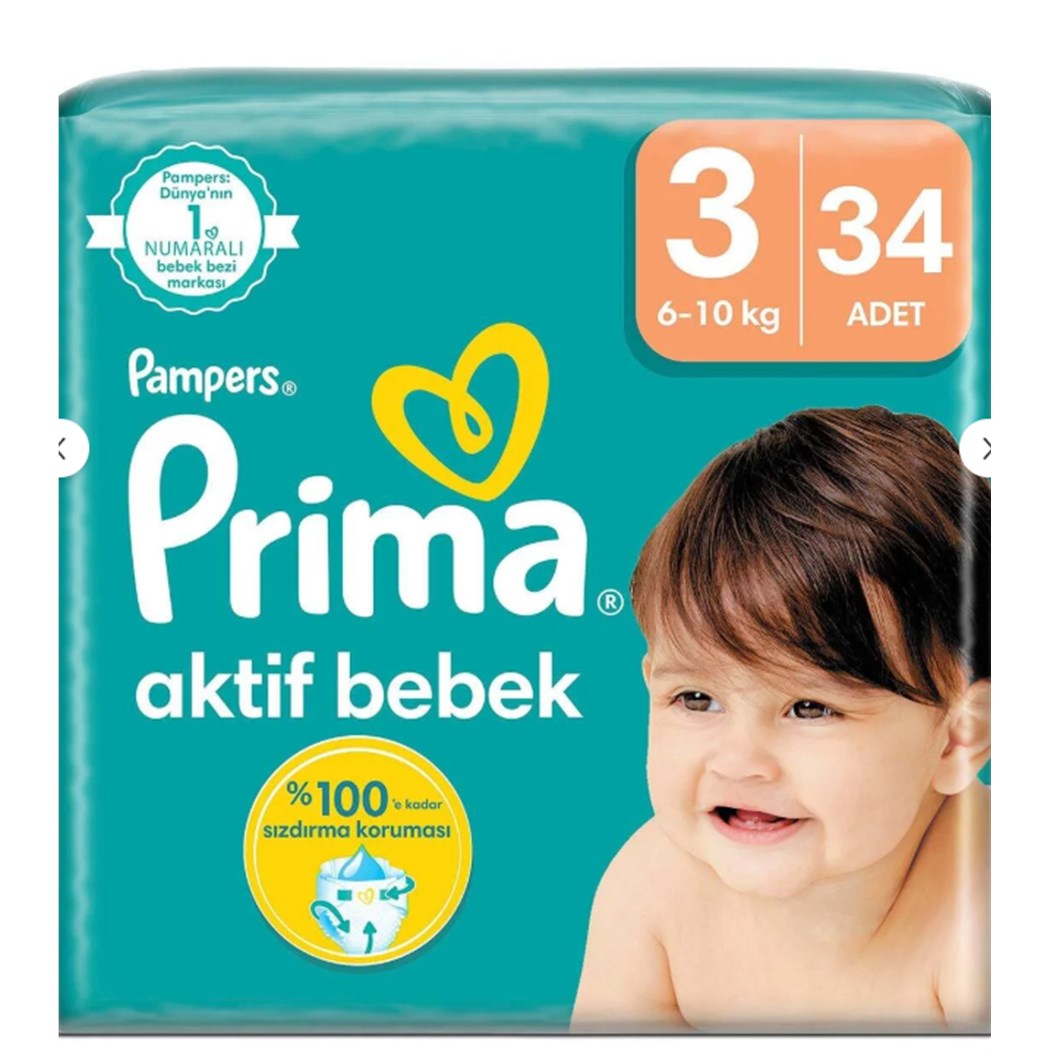 Prima Aktif Bebek Standart Paket 34'lü 3 No