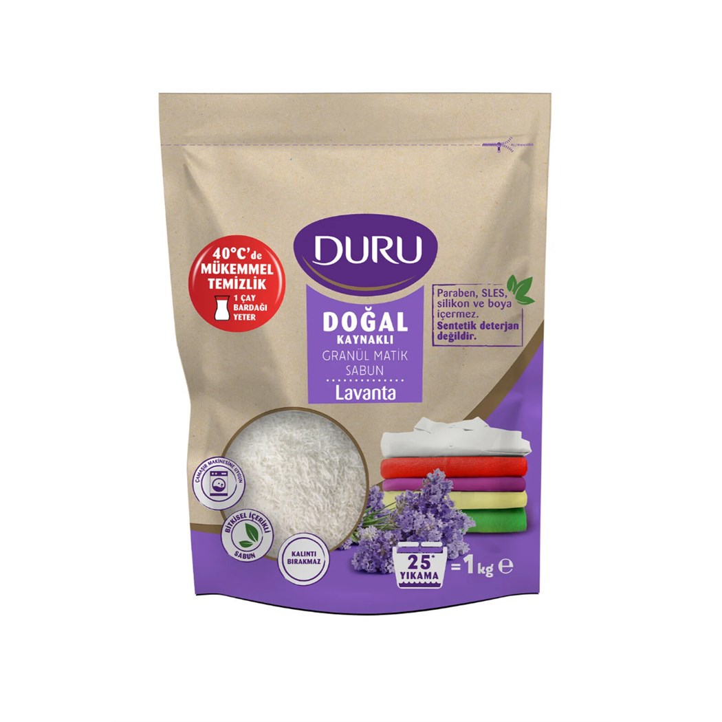 Duru Doğal Kaynaklı Granül Sabun Lavanta 1 kg