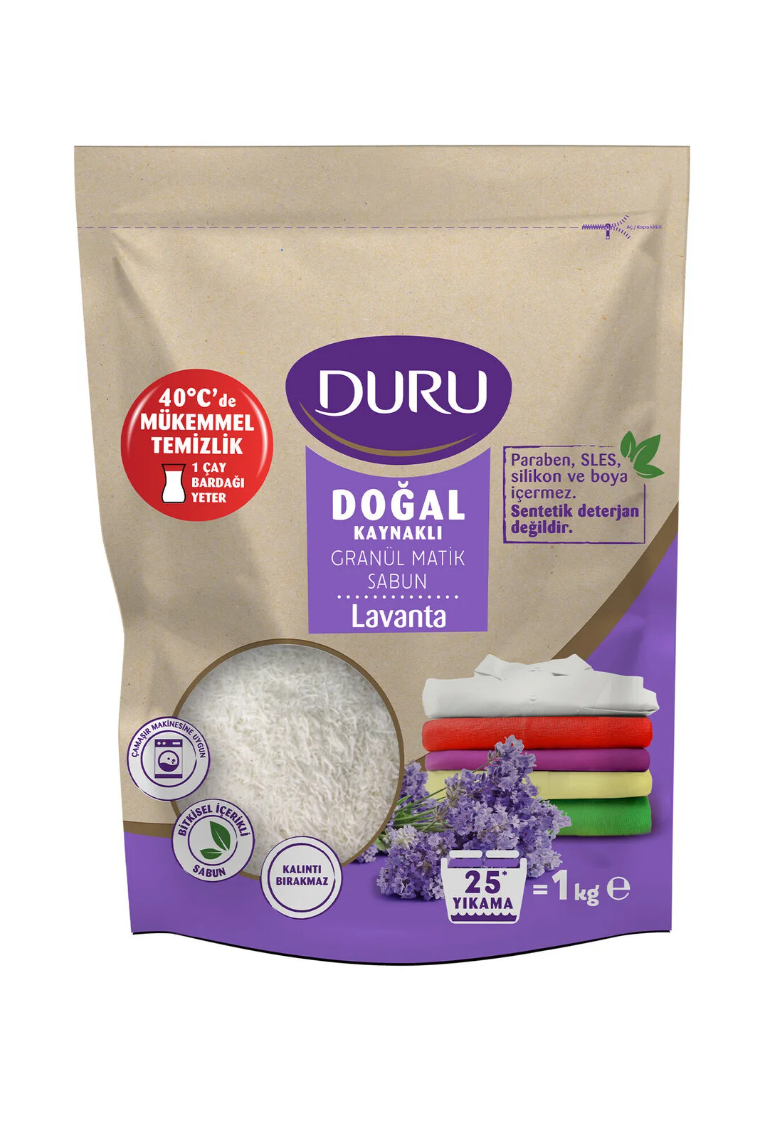 Duru Doğal Kaynaklı Granül Sabun Lavanta 1 kg