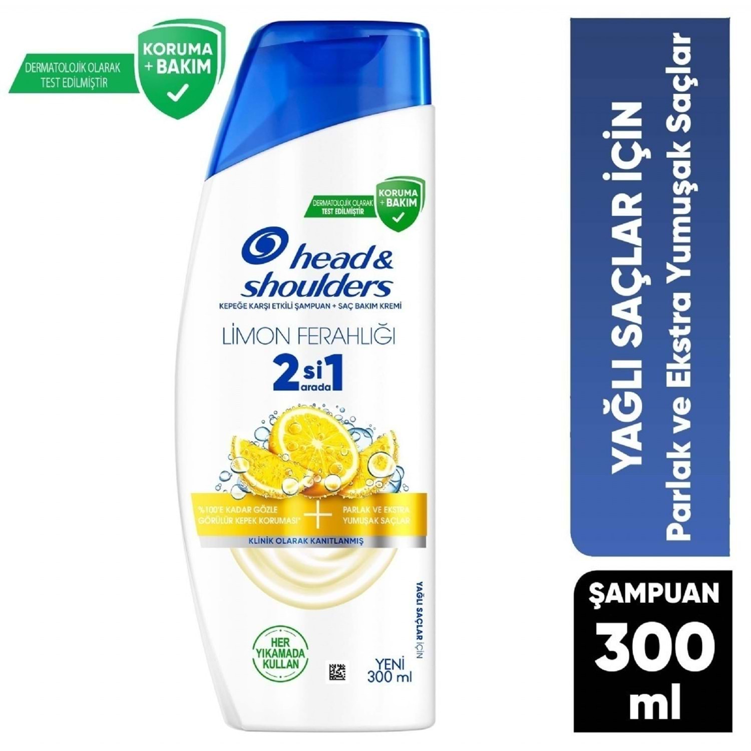 Head & Shoulders Limon Ferahlığı 2Si1 Arada Şampuan 300 Ml