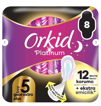 Orkid Platinum Teklic Gece Extra Plus 8 Li 24
