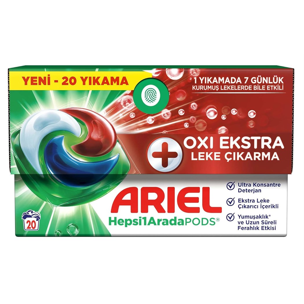 Ariel PODS Kapsül Çamaşır Deterjanı Oxi 20'li