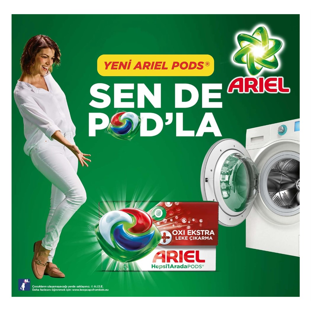 Ariel PODS Kapsül Çamaşır Deterjanı Oxi 20'li