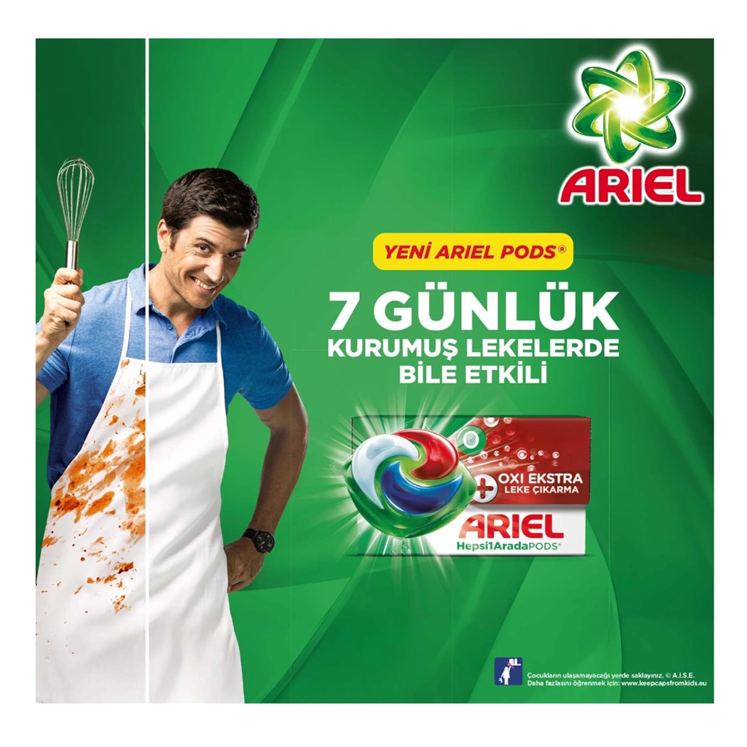 Ariel PODS Kapsül Çamaşır Deterjanı Oxi 20'li