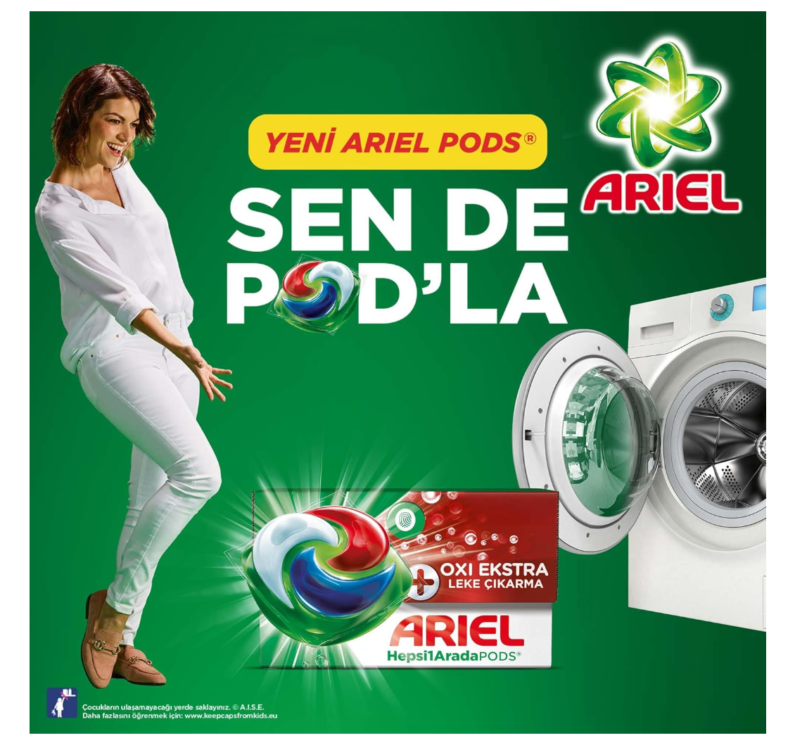 Ariel PODS Kapsül Çamaşır Deterjanı Oxi 20'li