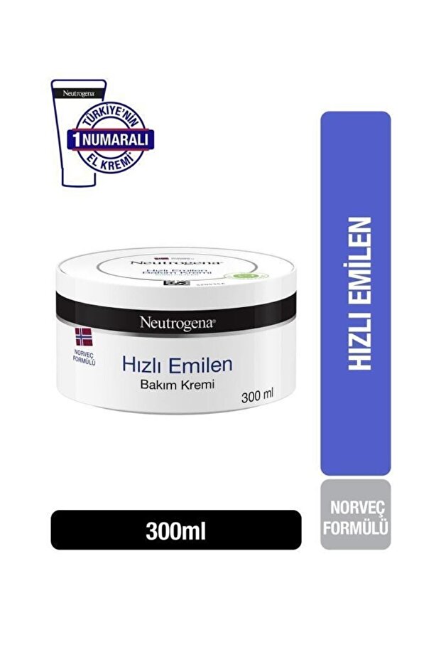 Neutrogena Norveç Formülü Hizli Emilen Bakim Kremi 300 ml