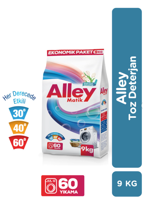 Alley Matik 9kg Toz Deterjan