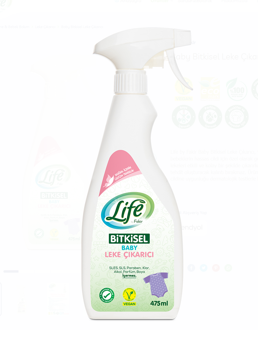 Life By Fakir Baby Bitkisel Leke Çıkarıcı 475 Ml