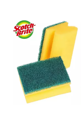 Scotch Brite Bulaşık Süngeri Yeşil 2'li Klasik