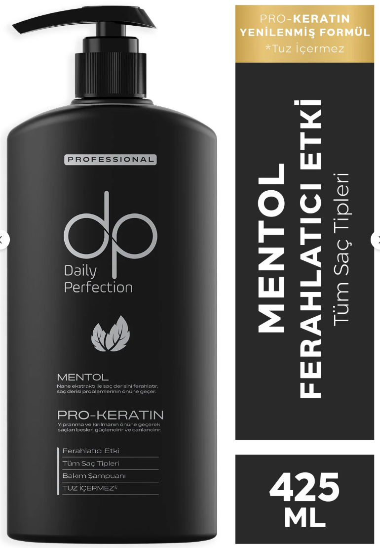 Daily Perfection Şampuan Mentol 425 m