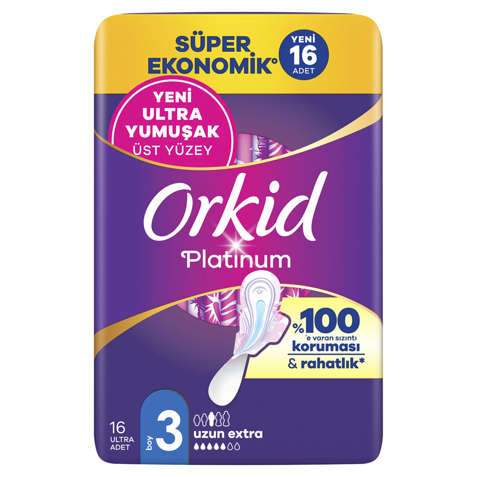 Orkid Platinum Uzun Ekstra 16'lı