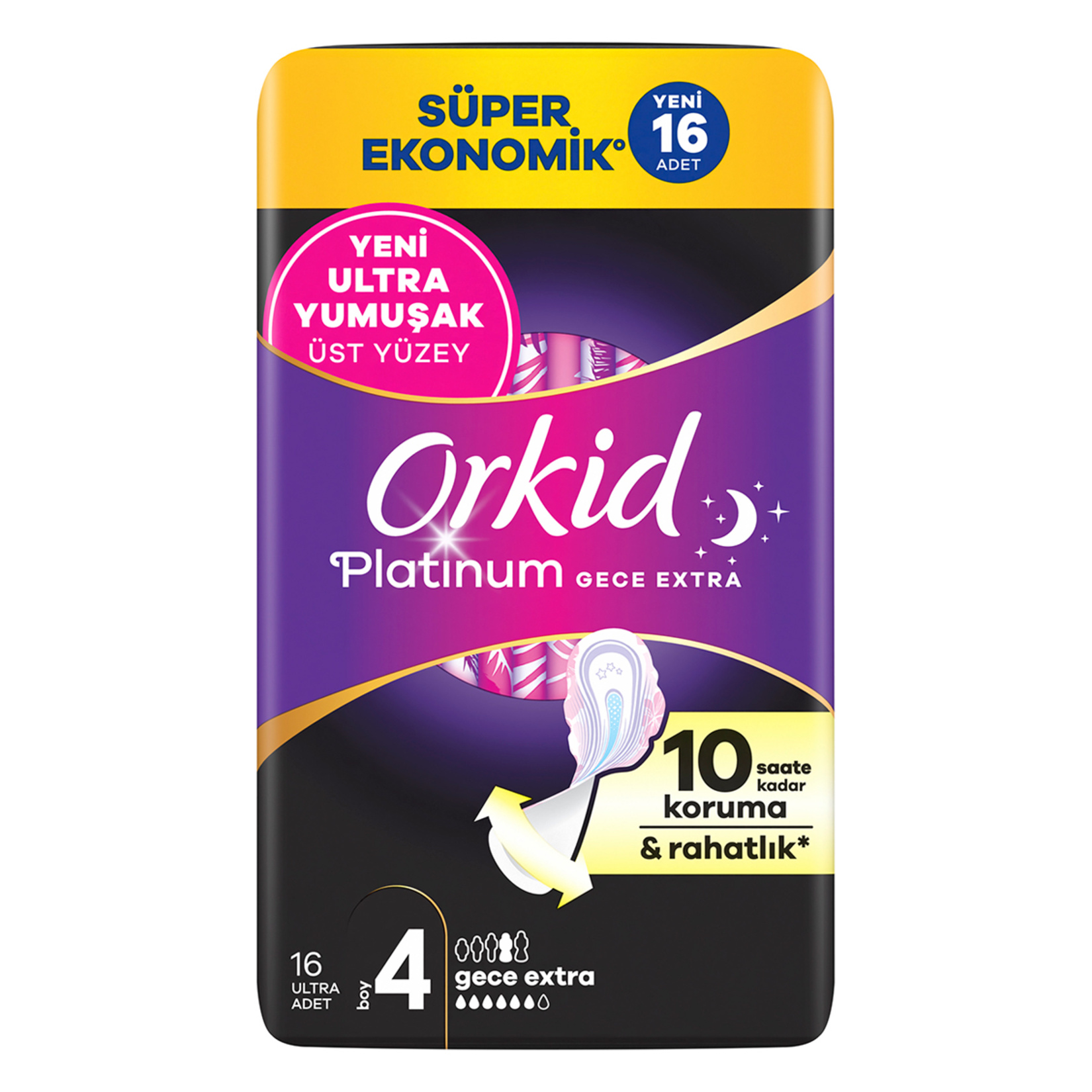 Orkid Platinum Gece Ekstra 16'lı