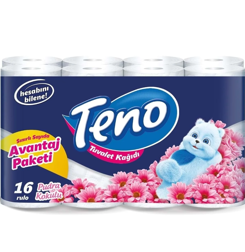 Teno Tuvalet Kağıdı 16 Rulo 3 katlı