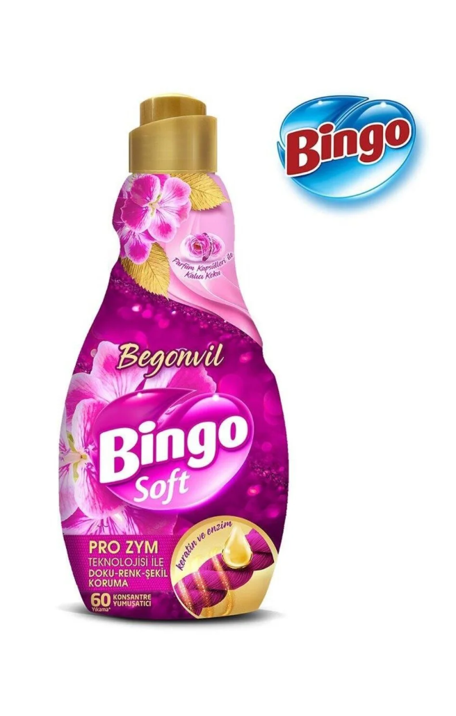 Yumuşatıcı Bingo Soft Konsantre 1440 ml Begonvil