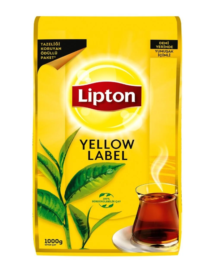 Lipton Yellow Label Dökme Siyah Çay 1000 gr