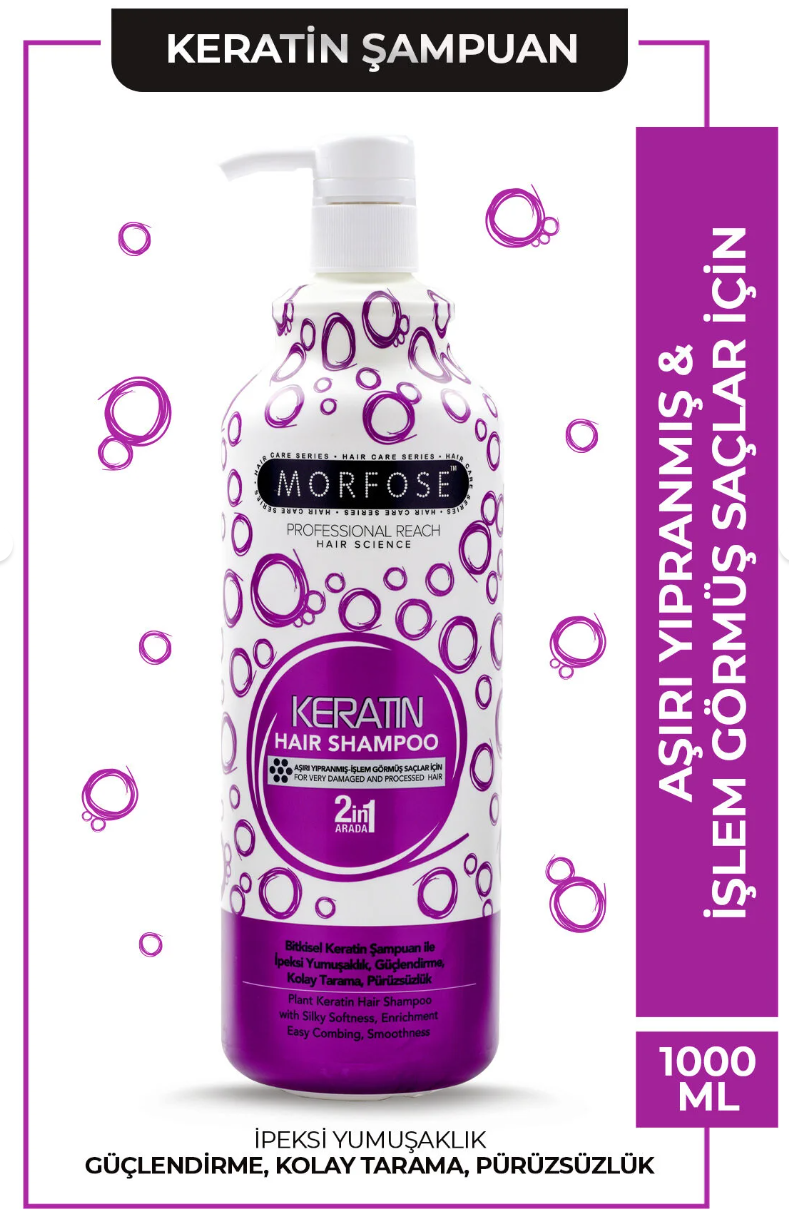 Morfose Keratin Mor Şampuan 1L