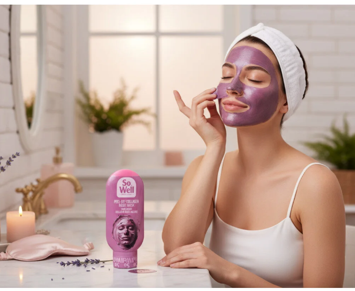 So Well Soyulabilen Kolajen Gece Maskesi 100 Ml