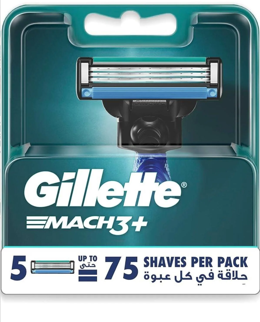 Gillette Mach3+ Tıraş Bıçağı 5'li