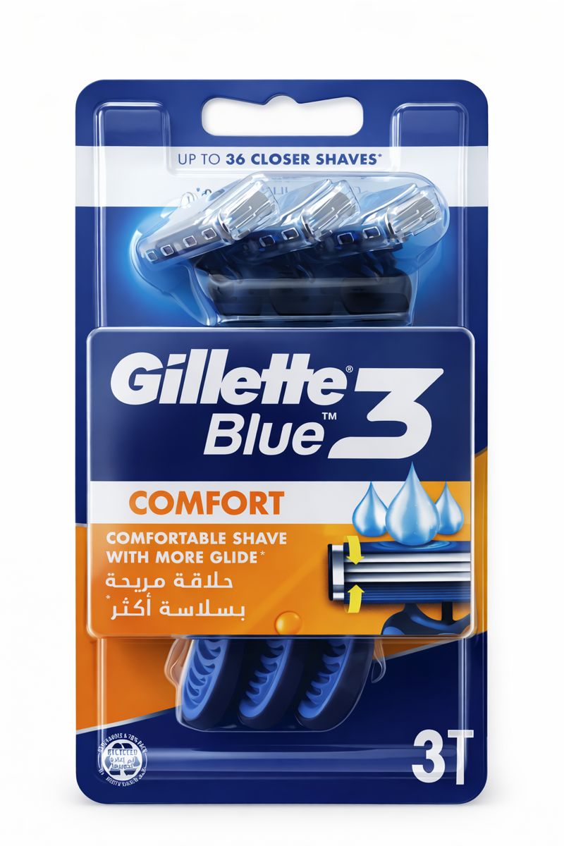 Gillette Blue 3 Comfort 3'Lü Tıraş Bıçağı