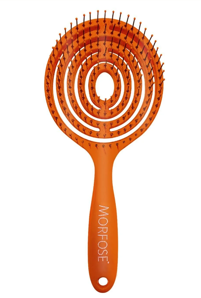 Morfose Turuncu Pro Üç Boyutlu Oval Saç Fırçası - Tarak