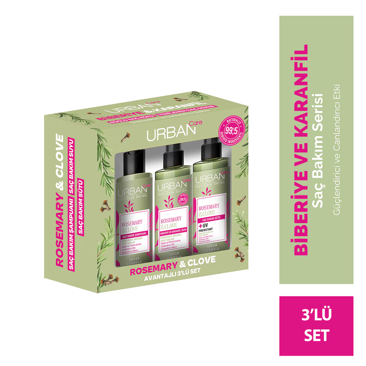 Urban Care Saç Bakım Seti Rosemary Clove 250Ml