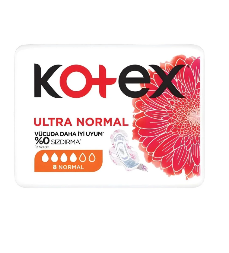 Kotex Ultra Single Normal 8 Li Ultra Kanatlı Hijyenik Ped