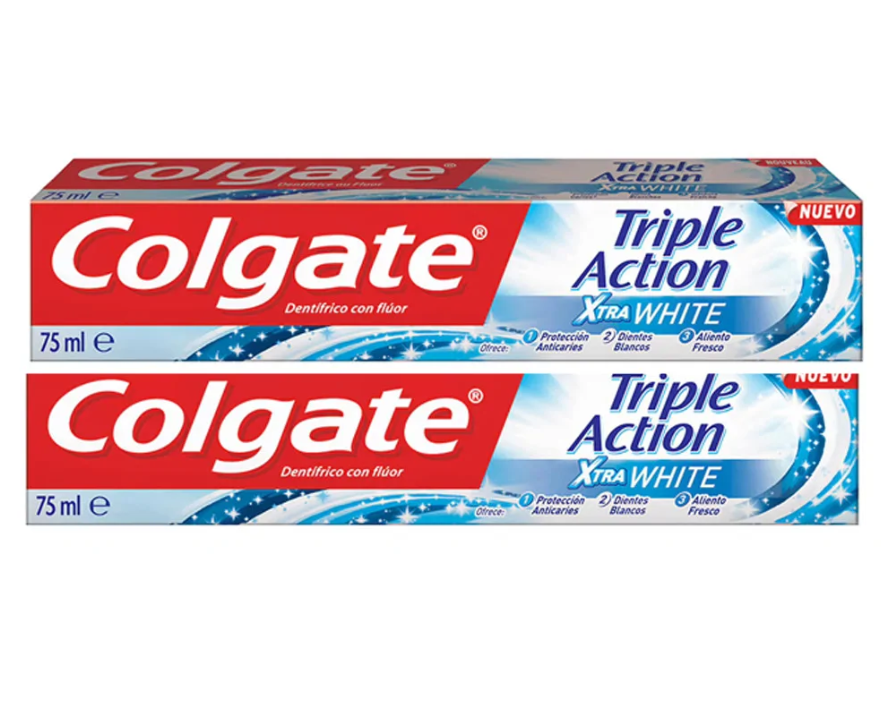 Colgate Triple Action Extra White Diş Macunu 2 x 75 m