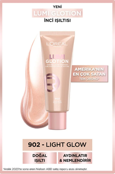 L'oréal Paris Glotion All-In-One Doğal Işıltı 902 - Light Glow